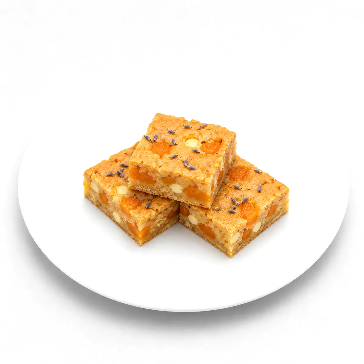 Aprikosen Lavendel Blondies