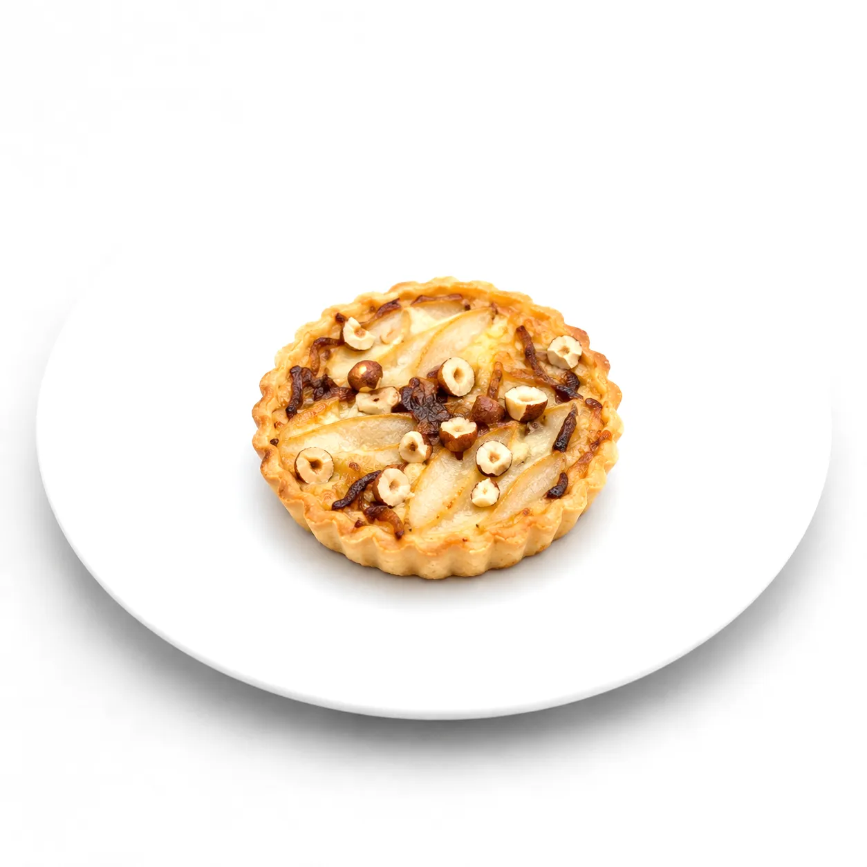 Birne-Gruyère Tartelette