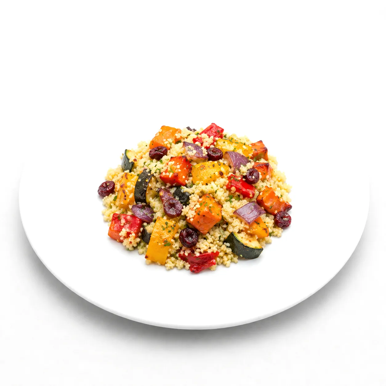 Couscous mit Ofengemüse und Cranberrys