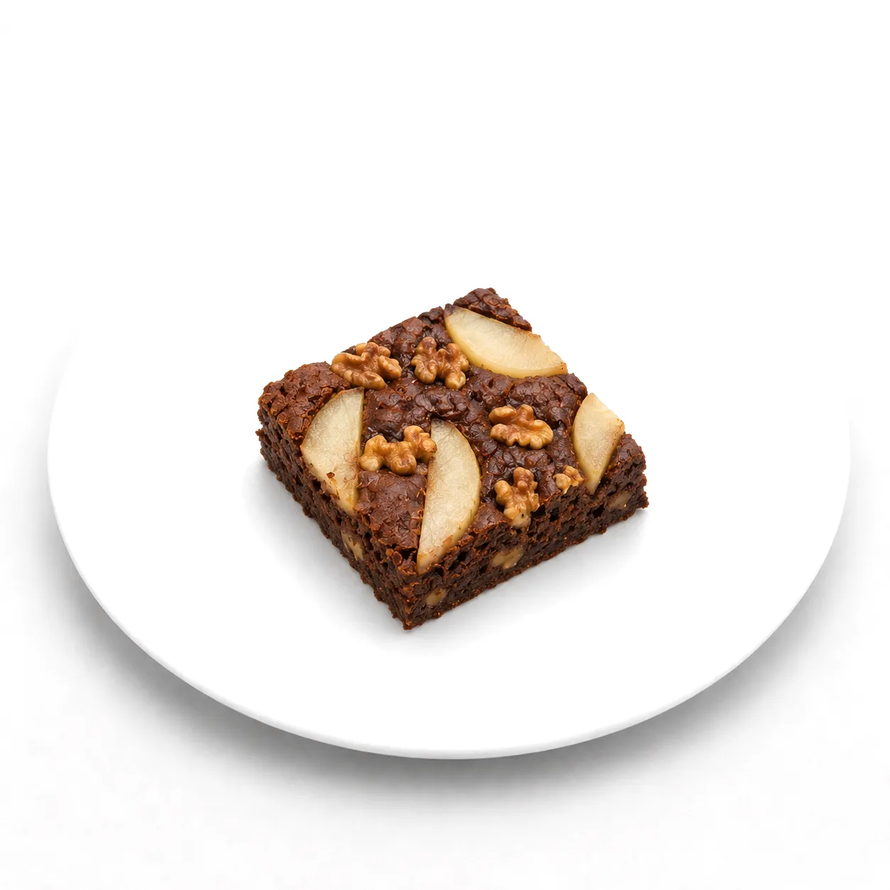 Lebkuchen Birnen Brownie