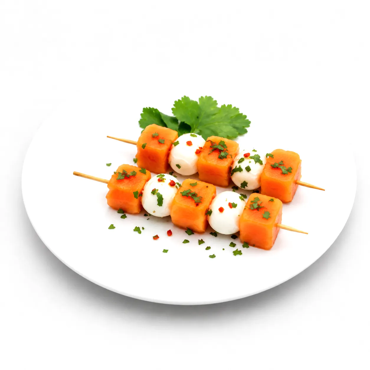 Papaya Mozzarella Caprese