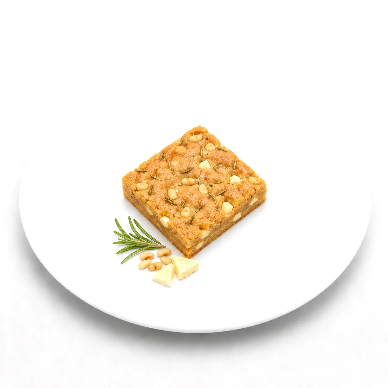 Rosmarin Pinien Blondies