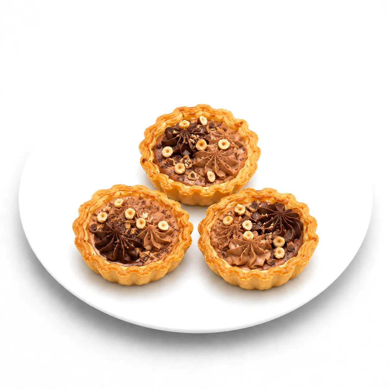 Schoko-Pastéis mit Haselnusscreme