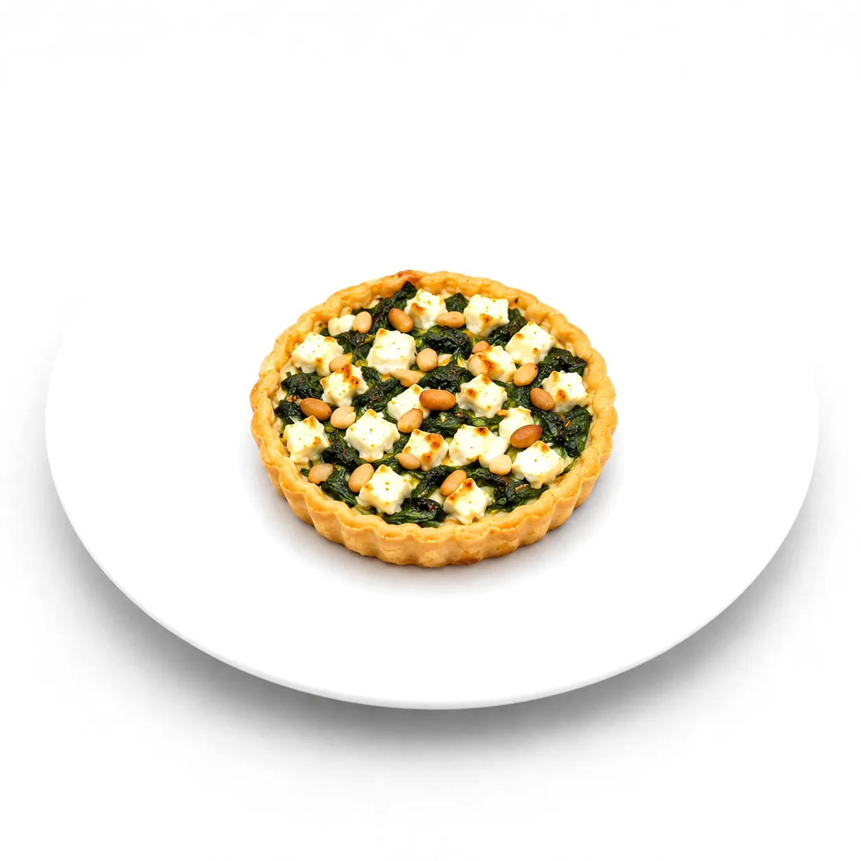Spinat Pinien Tartelette